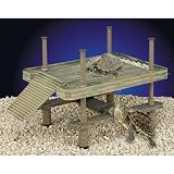 Reptology® Large Turtle Pier Floating Platform w/Ramp