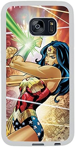 Samsung S7 Edge Case, Wonder Woman White Rubber Case for Samsung S7 Galaxy Edge,S7 Edge Case,Galaxy S7 Edge Cover