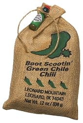 Leonard Mountain Boot Scootin' Green Chile Chili , 12oz Bags (Pack of 3)