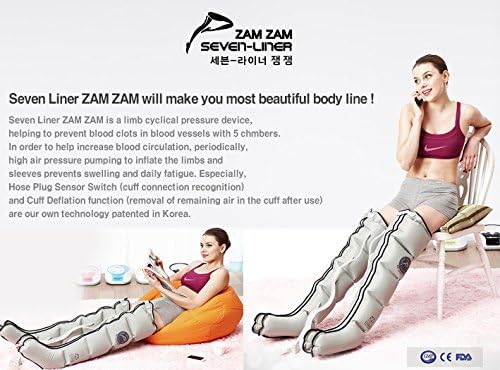 seven liner Massager zamzam ZAM-200 main + Leg cuff / air circulation massage