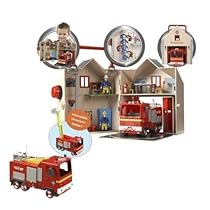 Hot Sale Fireman Sam Deluxe Fire Station Playset & Fire Engine Jupiter Set