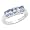 1.30 Carat Genuine Tanzanite Sterling Silver Ring