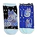 Women's K Bell, Laurel Burch Indigo Cats 2 Pair Socks