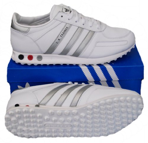 Adidas Originals LA Trainer White/Silver/Black 