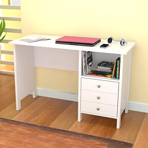 Laricina-White Computer Desk