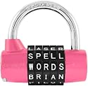 Wordlock 5 Dial Padlock - Pink
