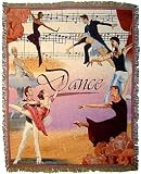 Dancers Throw Blanket