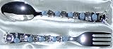 Mud Pie Baby Prince Baby Boy Spoon and Fork