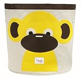 3 Sprouts Organic Storage Bin, Monkey