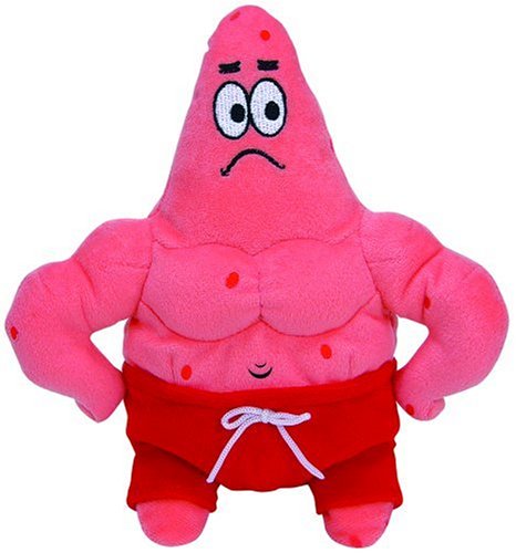 Childrens Toyshop  Toys : Beanie Baby Muscle Man Star