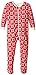 Hatley Little Girls' Footed Fleece Coverall - Classic Snowflakes