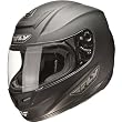 Fly Racing Paradigm Solid Adult Street Racing Motorcycle Helmet w/ Free B&F Heart Sticker Bundle - Matte Black