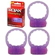 Trojan Duo Intense Stay Hard Cockring Vibrating Ring Kit