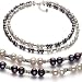 YinYang Black and White 6-7mm A Freshwater Pearl Necklace-23-inch---Matinee