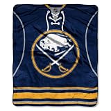 Buffalo Sabres NHL Royal Plush Raschel Blanket (Jersey Series) (50x60")