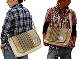 【SALE】【送料無料】sunbrella メッセンジャーバッグ DBE/MA/ダークベージュ/マスタード(SB-85068DBEMA)