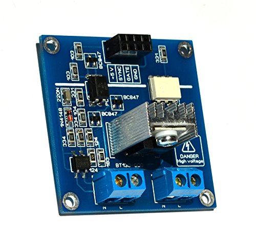 Ac Programmable Light Dimmer Module Controller Board Arduino Raspberry Compatible 50/60hz Smart Home 1Channel /Heat