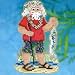 Tahiti Santa Beaded Counted Cross Stitch Kit MH202302 Mill Hill 2012 Tropical Santas