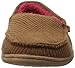 Dearfoams Men's Color Blocked Corduroy Moc Slipper