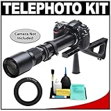 Phoenix 500mm Telephoto Lens with 2x Teleconverter (=1000mm) + Stedi-Stock  ....
