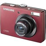Samsung L100 8.2MP Digital Camera with 3x Optical Zoom (Red)