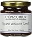 L'Epicurien - Fig and Walnut Confit French Jam | Non-GMO | Gluten-Free | All Natural, 4.4 Ounce Jar