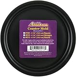 Jennifer's Mosaics Round Reusable Coaster Mold, 4-1/4-Inch