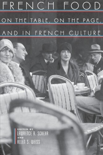 french food on the table on the page and in french culture