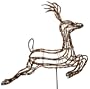 Good Tidings NEN95085 60-Inch Grapevine Jumping Deer Outdoor Christmas D�cor