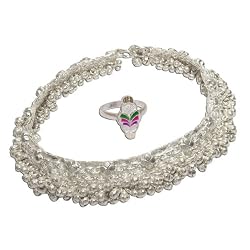 Ankle Braclets Toe Ring Pair Sterling Silver Jewelry 10 inches (anklts525)