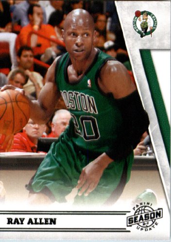 2010/11 Panini Season Update Basketball Card # 6 Ray Allen Boston Celtics In a Protective Screwdown Display Case !