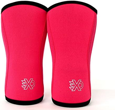 EXOSleeve Knee Support for Women (Neon Pink, Medium)
