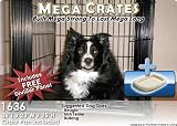 New 36 Single Door Dog Crate Bundle W/ Divider