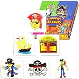Pirate tattoos, pack of 24