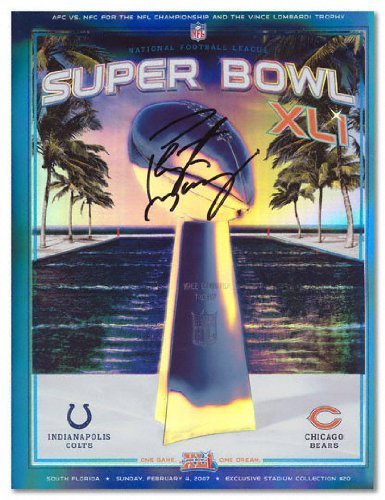 Peyton Manning Autographed Super Bowl x LI Program