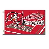 Tampa Bay Buccaneers NFL Field Design 3'x5' Banner Flag