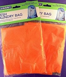 Mesh Orange Laundry Bags- Size 28" X 24" TWO Bags