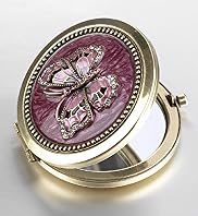 Enamel Butterfly Compact Mirror