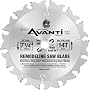 Freud TK503 Avanti 7-1/4-Inch 14 Tooth ATB Thin Kerf Remodeling Saw Blade with 5/8-Inch and Diamond Knockout Arbor
