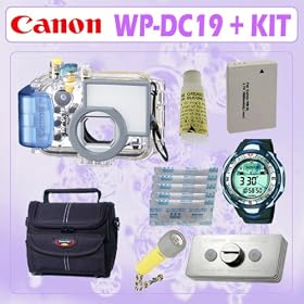 Canon WP-DC19 WaterProof Case for Canon PowerShot SD950 IS + Deluxe Accessory Kit
