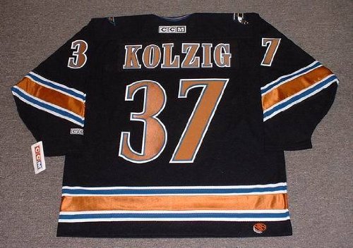 OLAF KOLZIG Washington Capitals 1998 CCM Throwback Away NHL Hockey Jersey, 2XL