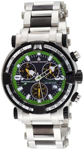 Chase-Durer Men's 224.2BE-BRA Trackmaster Pro Chronograph 2nd Edition Stainless Steel and Black Ion-Plated Watch from Chase Durer
