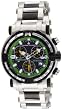 Chase-Durer Men's 224.2BE-BRA Trackmaster Pro Chronograph 2nd Edition Stainless Steel and Black Ion-Plated Watch