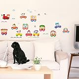Chu Chu Train-2 - Medium Wall Decals Stickers Appliques Home Decor