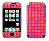 Pink Polka Dots Design Decal Protective Skin Sticker for Apple iPhone