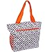 SilverHooks Womens Greek Key Beach Tote Shopper Bag