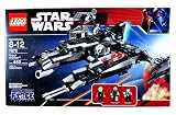 Lego Year 2008 Star Wars The Force Unleashed Series Vehicle Set #7672 - ROGUE SHADOW with Rotating Wings, Folding Landing Gear, Blaster Cannons, Hidden Missiles and a Firing Rocket Plus Juno Eclipse, Battle Damaged Darth Vader and Darth Vader's Apprentice Minifigures (Total Pieces: 482)