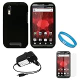Black Protective Silicone Skin for Motorola Droid Bionic XT865 (Verizon Wir ....