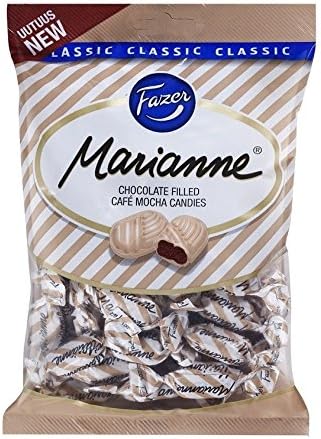 Fazer Marianne Chocolate Filled Cafe Mocha Candies Bag 220g.