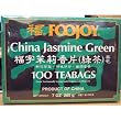 Foojoy Chinese Jasmine Green Tea - 100 Tea Bags (7.0 Oz
